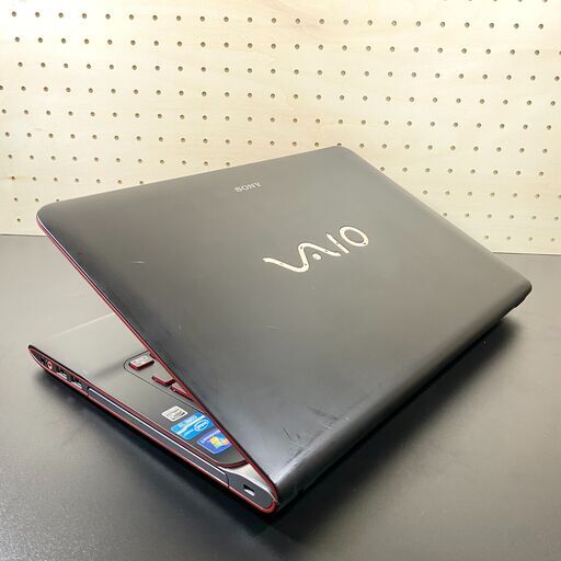 新品マウス付き ブラック×レッド Corei3 新品高速SSD SONY ノート
