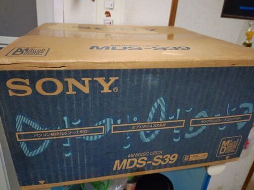 SONY MDS-S39   MD有無・種類: MD STD. ポータブル・希少！新品未開封！SONY 懐かしMDデッキ！据置タイプ: 据置タイプ 録/再タイプ: 録再両用タイプ