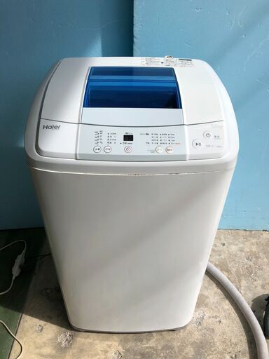 Haier ハイアール 全自動 洗濯機 JW-K50H 風乾燥 高濃度洗浄 ステンレス槽 節水 5kg 全自動洗濯機 電気2014年製