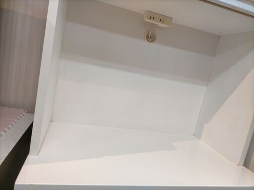 G4996　キッチンボード　コンセント３口　送料B　家具　食器棚　札幌　プラクラ南9条店　カード決済可能