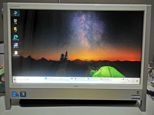6ヶ月保証（Windows 11+Office2021年）　格安   一体型デスクトップ　NEC　VALUESTAR　 VN770/W　２台目