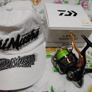 釣具　DAIWA19ラグザス3000H 釣武者キャップ