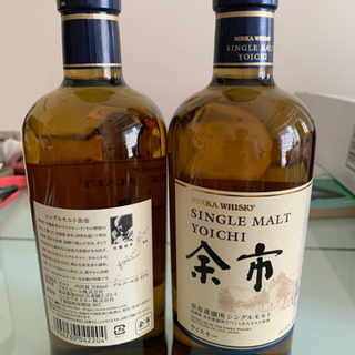 ニッカウィスキー　新旧竹鶴と余市　4本セット