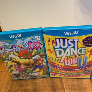 WiiUゲームソフト（マリオパーティ10、ジャストダンス）