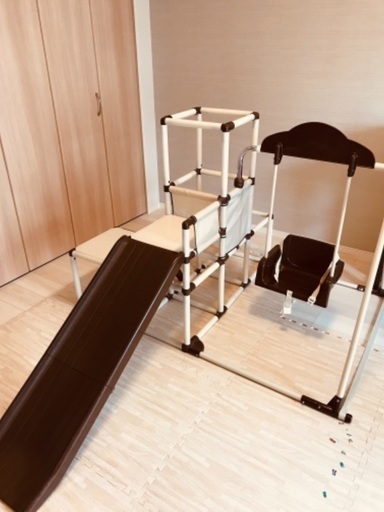 野中製作所 おりたたみロングスロープ キッズパーク ブランコ