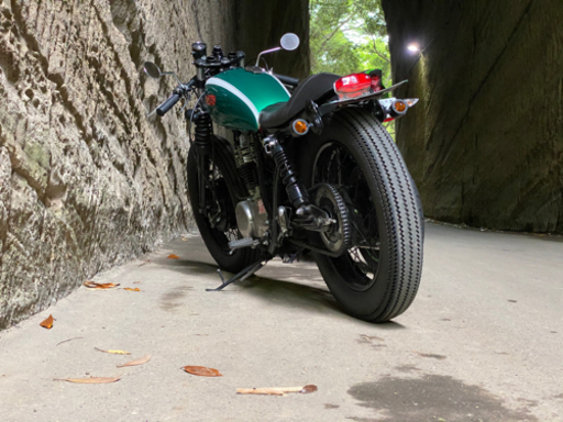 ドラム最終型！！ SR400カフェレーサーカスタム XS650カラー