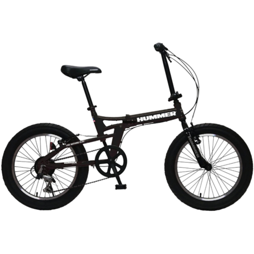 楽天市場】ファットバイク FAT BIKE 漆黒の車体 20インチ 折りたたみ 