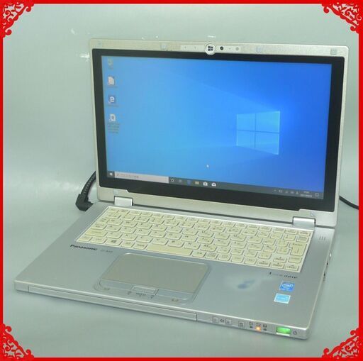 日本製 高速SSD ノートパソコン 中古良品 フルHD 11型 Panasonic CF-AX3EDCCS 第4世代 Core i5 4GB 無線LAN タッチ Windows10 Office