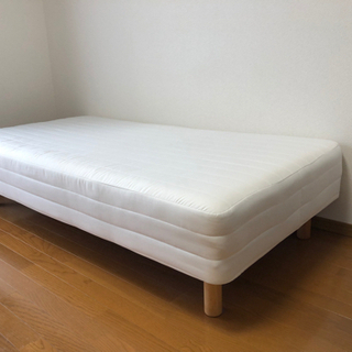 【ネット決済】シングルベッド　脚付きマットレス　無印良品