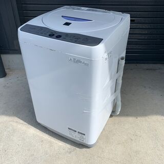 JM0021🌞👕シャープ SHARP 全自動洗濯機 5.5kg ...