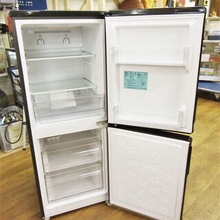 Haier 2ドア冷蔵庫 148L 2016年製 JR-NF148A ハイアール ブラック 100L