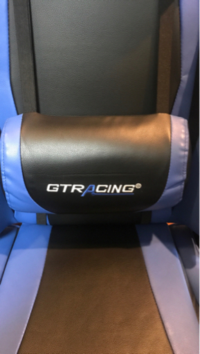 【お取引終了】  GTRacing　 ゲーミングチェア  ブルー GT002 東京都立川市引取限定