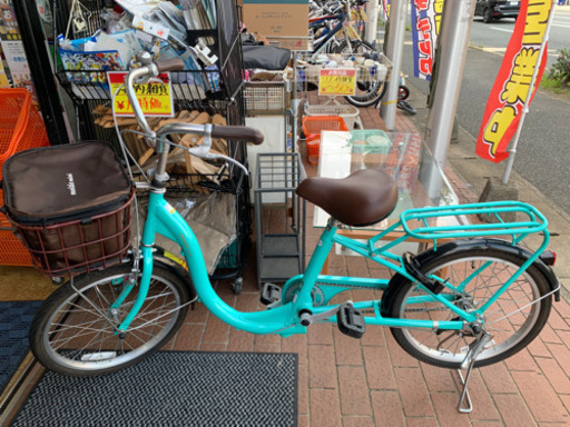 11/13 値下げ⭐️人気⭐️asahi 20インチ自転車 motite mini 子供乗せ対応 あさひ