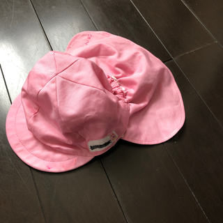 幼稚園　帽子　ピンク　白　