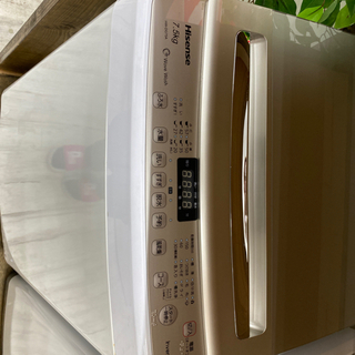 2018年製 ハイセンス 全自動洗濯機 7.5kg HW-DG75A 家電