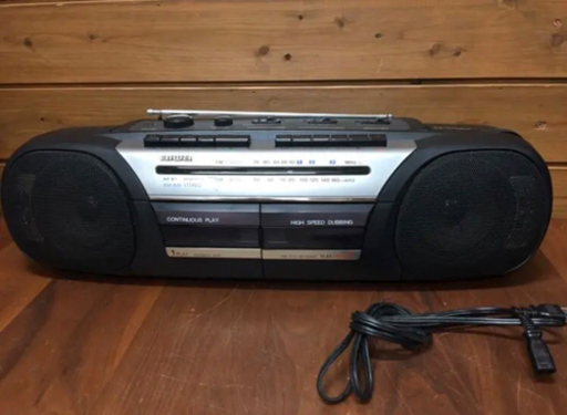 動作品　aiwa CS-W520 ラジカセ　97年製