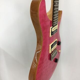 Wa04 美品 PRS SE CUSTOM24 キルトメイプル ボニーピンク