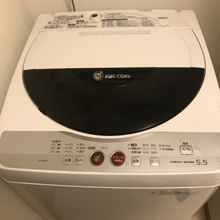 SHARP 5.5キロ 洗濯機 1000円✨