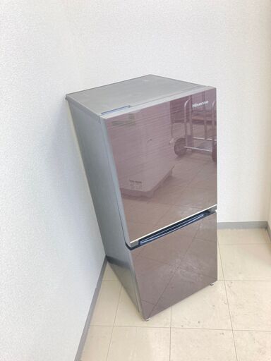 【極上美品】【地域限定送料無料】冷蔵庫  Hisense 134L 2020年製  CRS092405