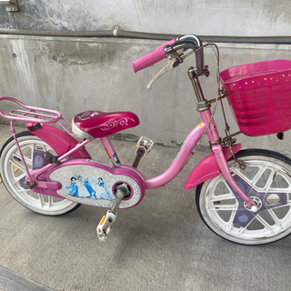 【ネット決済】自転車16インチプリンセス女の子