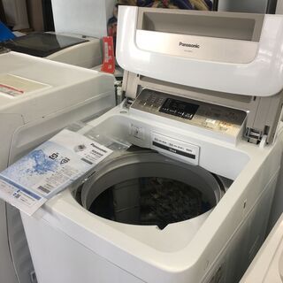 配送設置込みパナソニック8.0K DDモーター洗濯機　2015年...