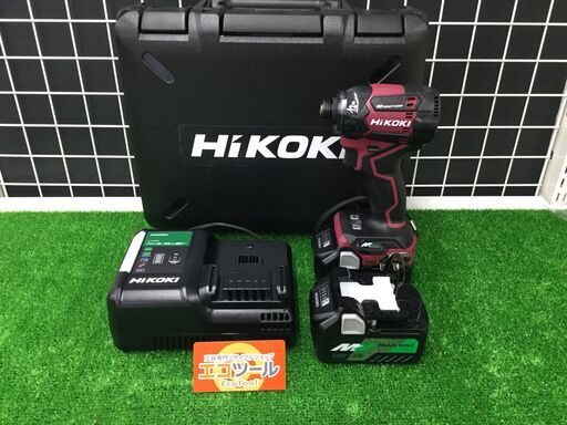 【エコツール豊田インター店】HiKOKI / ハイコーキ 36v インパクト ドライバ フレアレッド WH36DC (2XPR)　【愛知県/豊田インター店/工具】