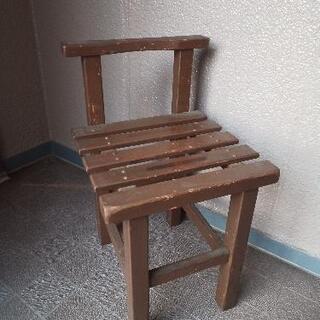 居酒屋のような木製椅子2つセット