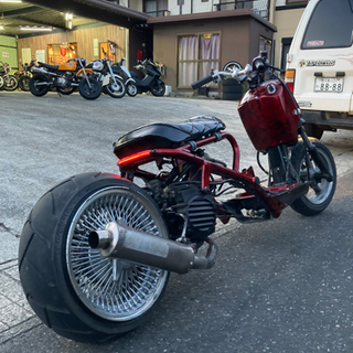 ズーマー カスタム ロンホイ ディスクブレーキ ワイヤーホイール