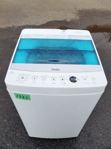 ✨2018年製✨1335番 Haier✨全自動電気洗濯機✨JW-C55A‼️