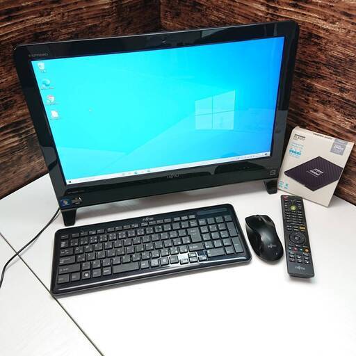 【動作確認済】FUJITSU EH30/GT 一体型PC AMD E-450 SSD 新品 240GB メモリ 6GB パソコン