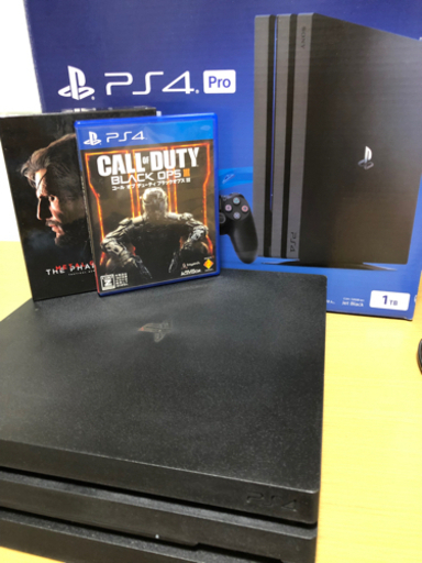 PS4pro CUH-7200B 1TB おまけソフト2本付き