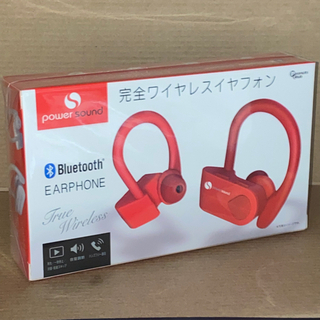 新品◆ワイヤレスイヤホン・赤　　Bluetooth