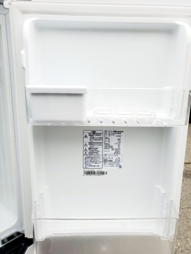 ET1350番⭐️Hisense2ドア冷凍冷蔵庫⭐️2019年式