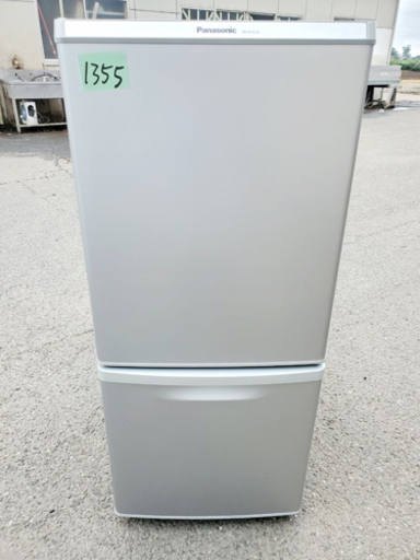 1355番 Panasonic ✨ノンフロン冷凍冷蔵庫✨NR-B145W-S‼️