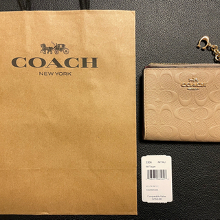 未使用】COACH 2つ折り財布 - bravista.com.br