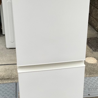 【RKGRE-724】特価！アクア/AQUA/126L 2ドア冷凍冷蔵庫/AQR-E13J(W)/中古品/2020年製/当社より近隣無料配達！