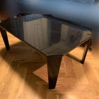 折りたたみローテーブル　黒