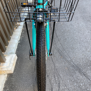 展示品)SIAFEI 変速折りたたみ自転車(水色)