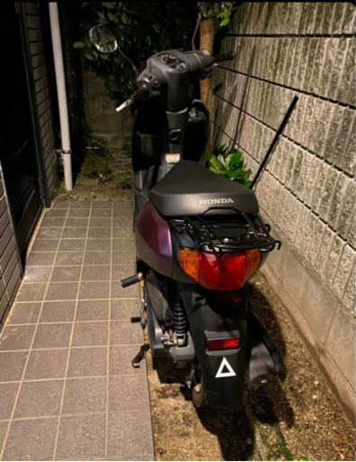 ホンダ HONDA タクト af75 4st 超低燃費 車の免許でOK