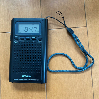 薄型FM/AMハンディーポータブルポケットラジオ