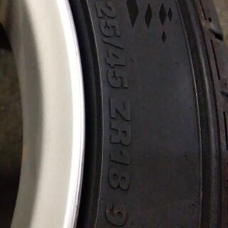 ★マツダRX-8純正18インチ+バリ山夏タイヤ中古4本セット