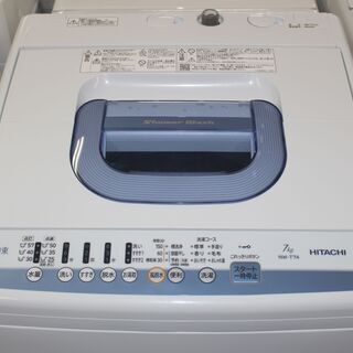 ☆23,000円 （税込）☆HITACHI 日立 全自動洗濯機 (NW-T74A) 7㎏ 18年