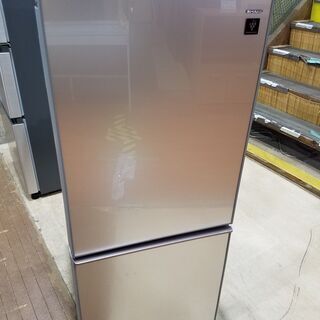 愛品館市原店】SHARP 2017年製 137L 2ドア冷蔵庫 SJ-GD14D-C 【