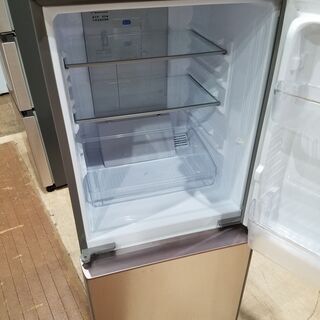 愛品館市原店】SHARP 2017年製 137L 2ドア冷蔵庫 SJ-GD14D-C 【