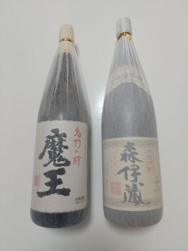 再値下げ！！【焼酎】森伊蔵1.8ℓ＋魔王1.8ℓ