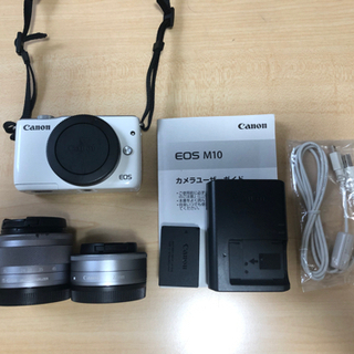 Canon EOS M10 Wレンズキット WH