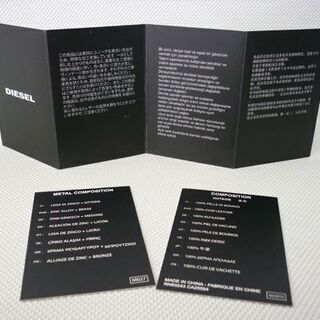 ☆未使用品 DIESEL 長財布 メンズ ラウンドファスナー たっぷり収納 カードスロット 男性向け カウレザー 24ZIP ディーゼル 黒 ウォレット ブラック 牛革 札幌 北20条店