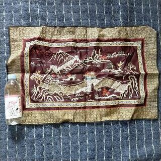 停車㊥　オマケに　万里の長城　中国お土産　刺繍