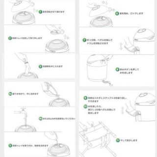 カナダ直送純正品/新品未使用】足踏みペダル式洗濯機 ドルーミー(drumi 