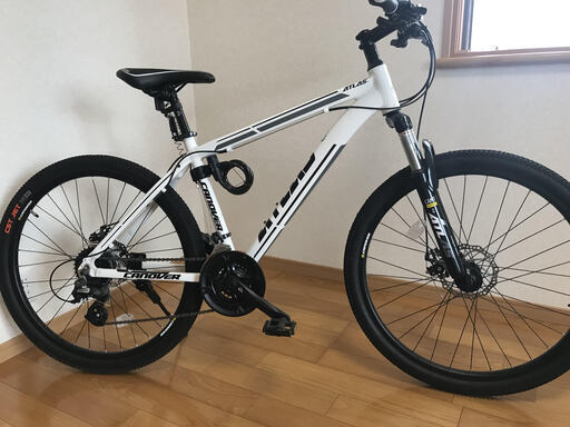 白色マウンテンバイク 26インチ canover